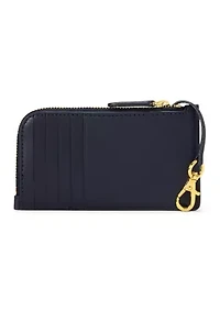 Leather L-Zip Card Case