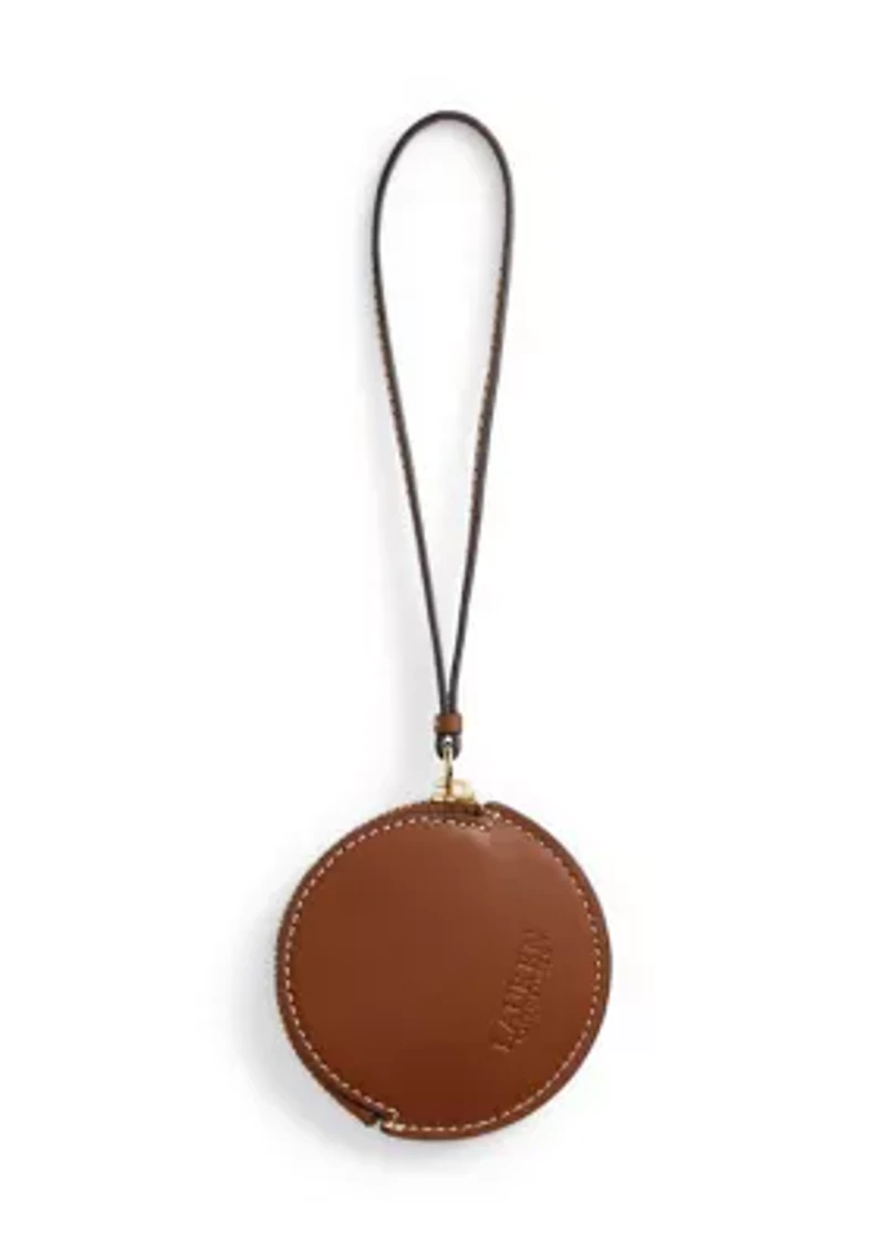 Leather Small Beach Ball Pouch