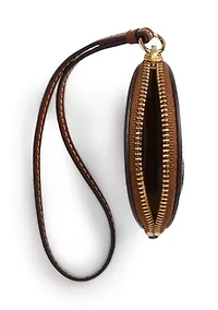 Leather Small Beach Ball Pouch