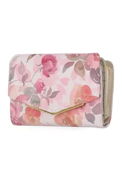 Printed Floral Bowbar Amsterdam Indexer Wallet
