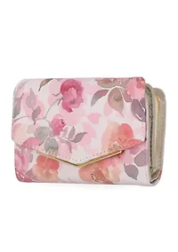 Printed Floral Bowbar Amsterdam Indexer Wallet
