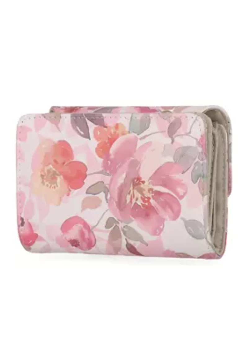 Printed Floral Bowbar Amsterdam Indexer Wallet