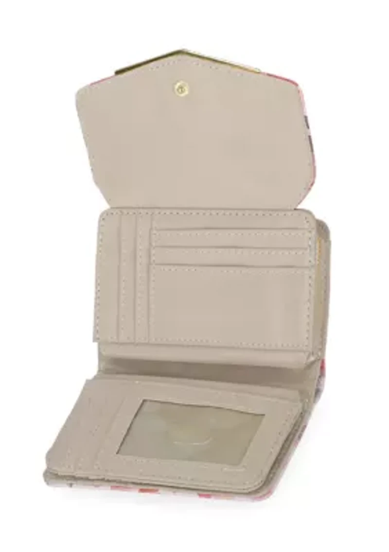 Printed Floral Bowbar Amsterdam Indexer Wallet