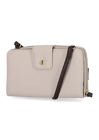 Mavis Color Blocked Crossbody Wallet