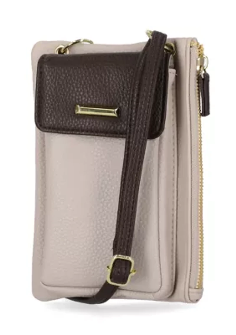Cornelia Color Blocked Crossbody Wallet