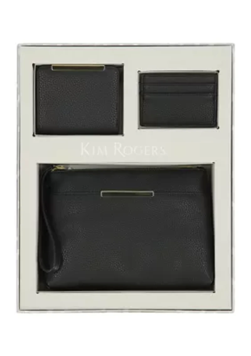 Boxed 3 Piece Wristlet Gift Set