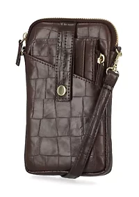 Faux Croco Cleo Wallet