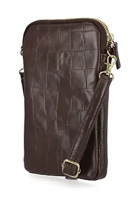 Faux Croco Cleo Wallet