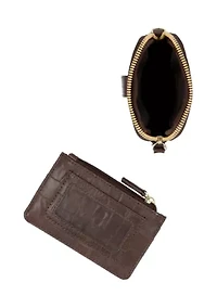 Faux Croco Cleo Wallet