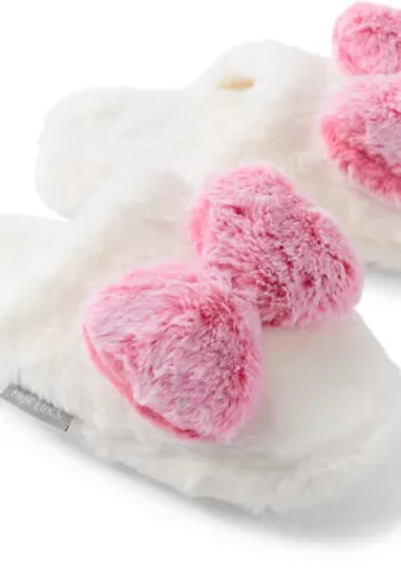 Pillow Top Bow Slipper Scuffs