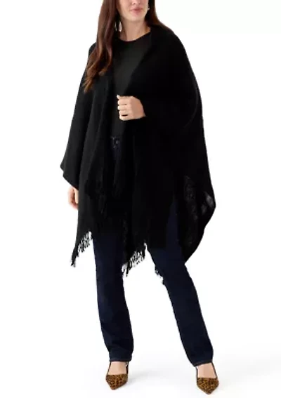 Women's Super Soft Hoody Shawl