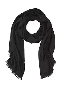 Metallic Orchid Wrap Scarf
