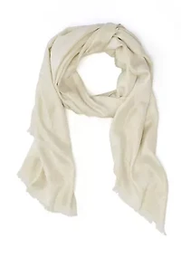 Metallic Orchid Wrap Scarf