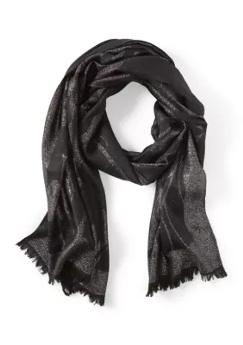 Metallic Floral Wrap