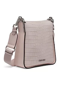 Fay Suede Croc Crossbody