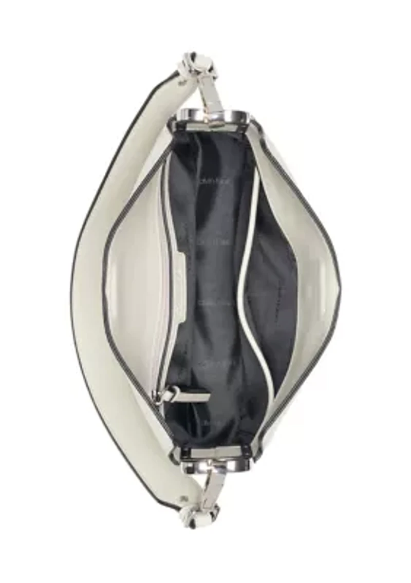 Fay Suede Croc Shoulder Bag