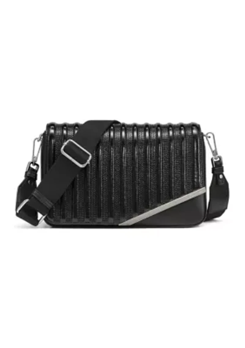 Ria Patent Piping Crossbody