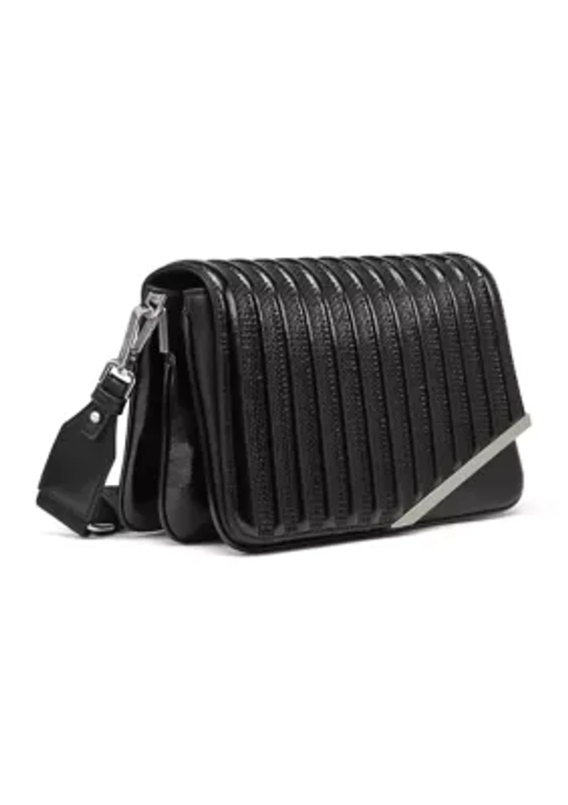 Ria Patent Piping Crossbody