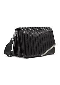 Ria Patent Piping Crossbody
