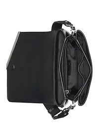 Ria Patent Piping Crossbody