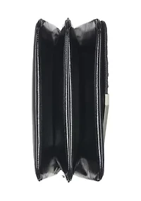 Ria Patent Piping Crossbody