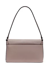 Alia Sueded Croc Shoulder Bag