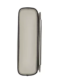 Alia Sueded Croc Shoulder Bag