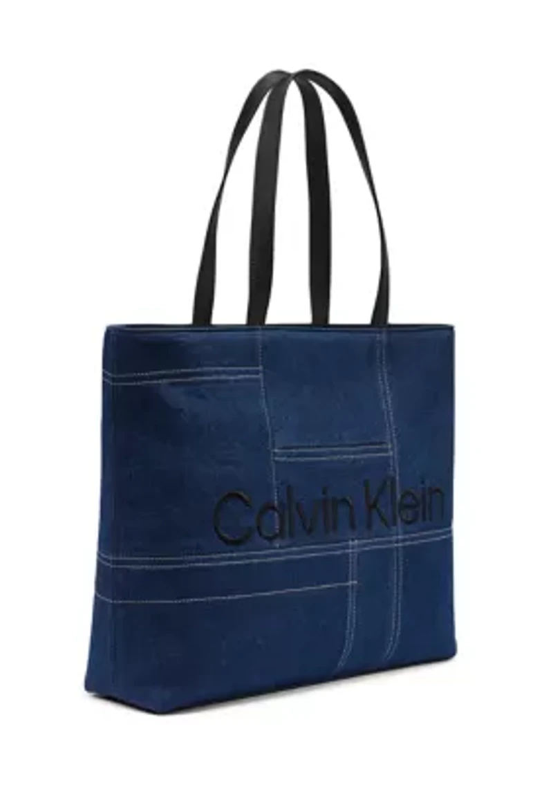 Aurelia Denim Tote Bag