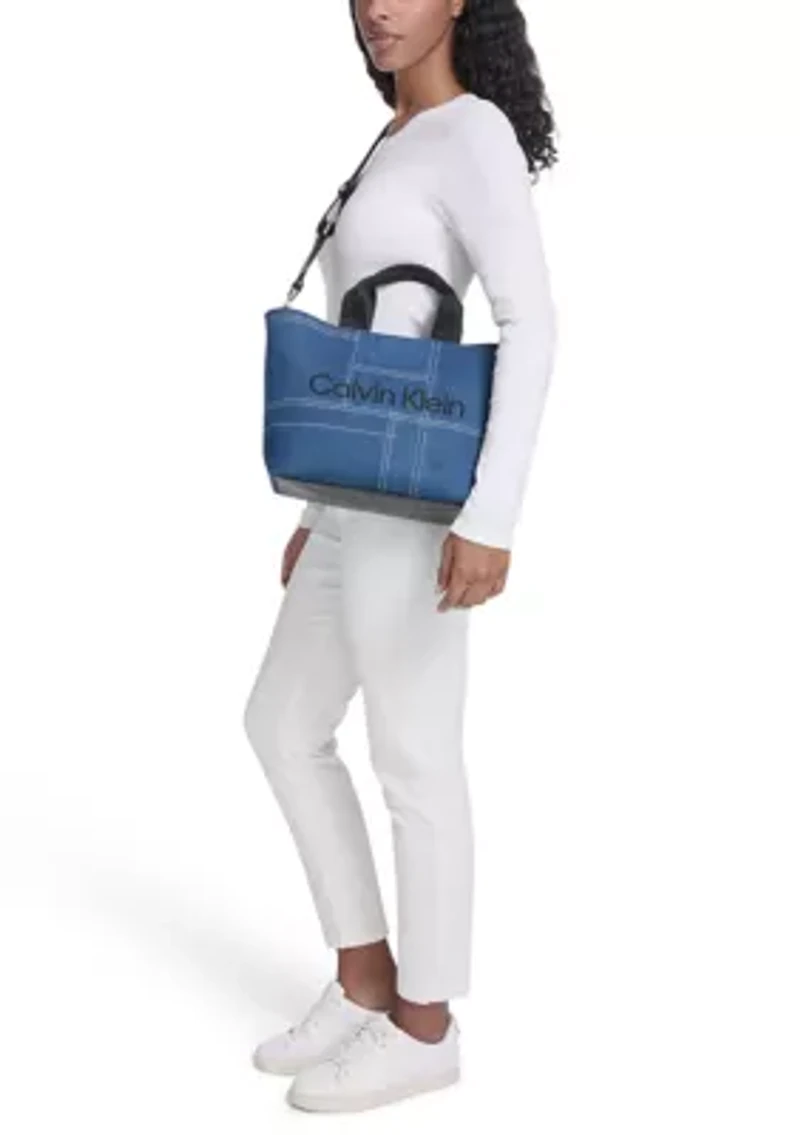 Averil Denim Crossbody Bag