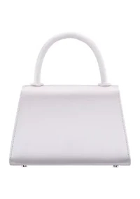 Crystal Bow Top Handle Satchel