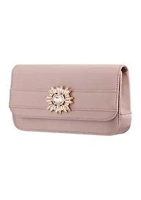 Art Deco Crystal Ornament Clutch Bag