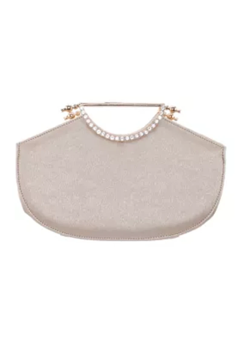 Pearl Cut Out Handle Bag