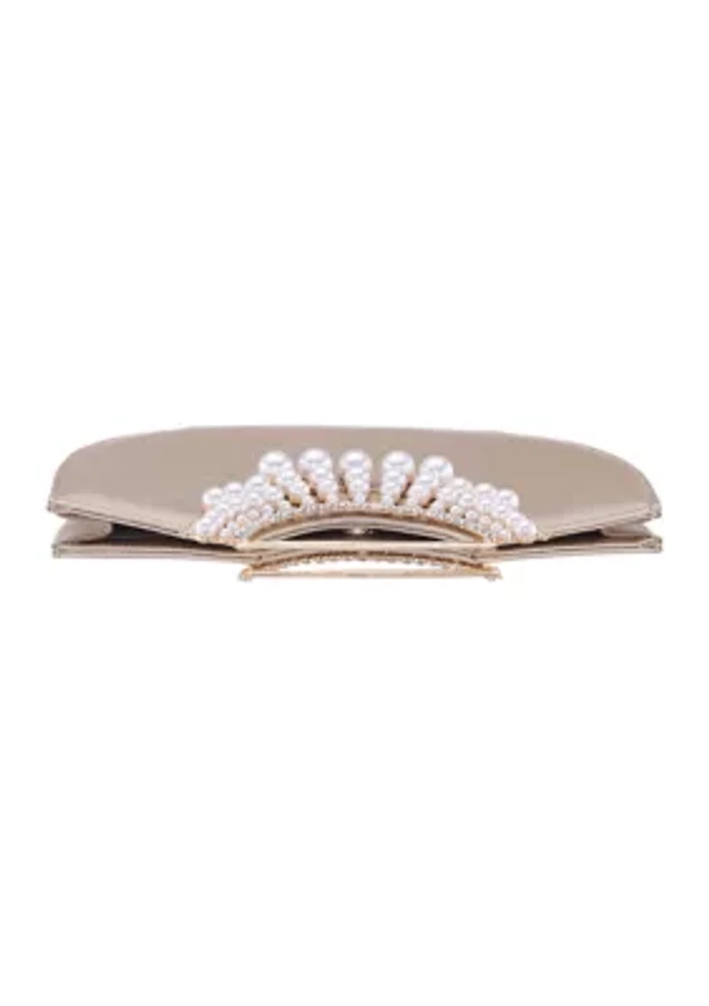 Pearl Cut Out Handle Bag
