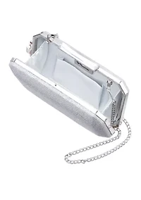 Metallic Frame Clutch with Tassel