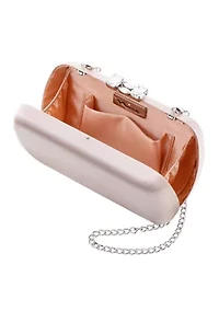 Satin Miniaudiere Clutch