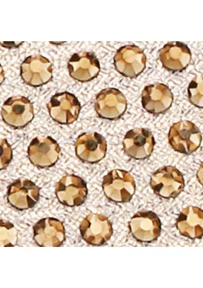 Top Handle Metallic Clutch