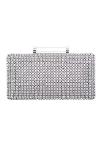  Large Crystal Encrusted Minaudière Handbag