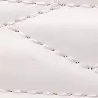 Quilted Minaudiere with Crystal Handle