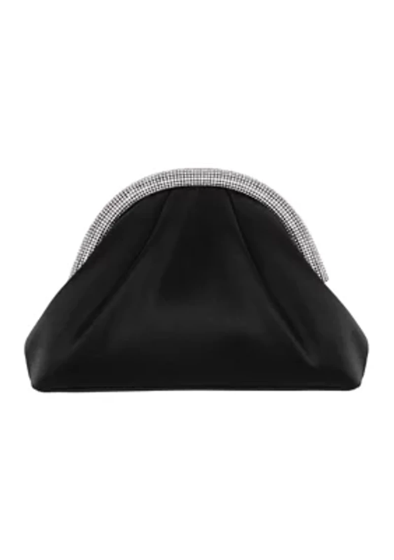 Abstract Micro Stone Flap Clutch