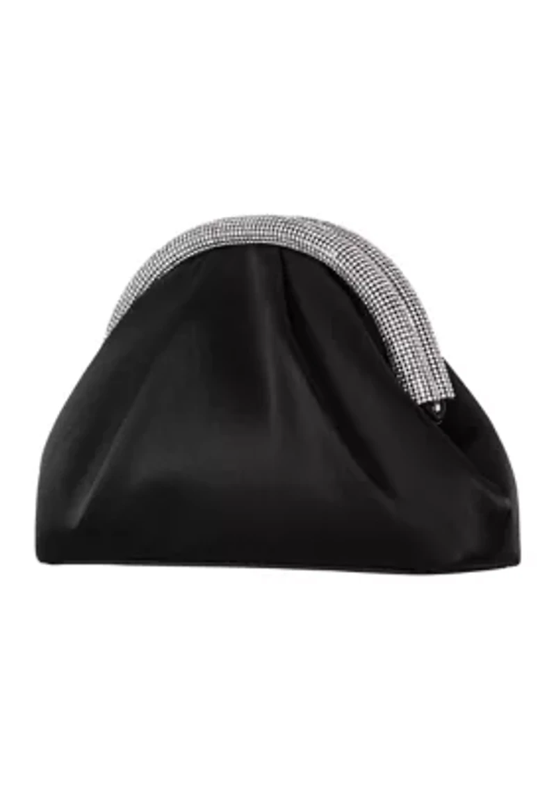 Abstract Micro Stone Flap Clutch