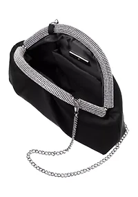 Abstract Micro Stone Flap Clutch