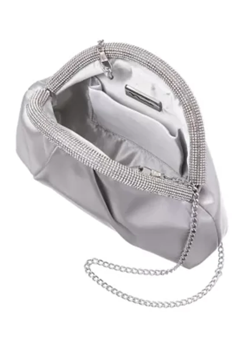 Abstract Micro Stone Flap Clutch