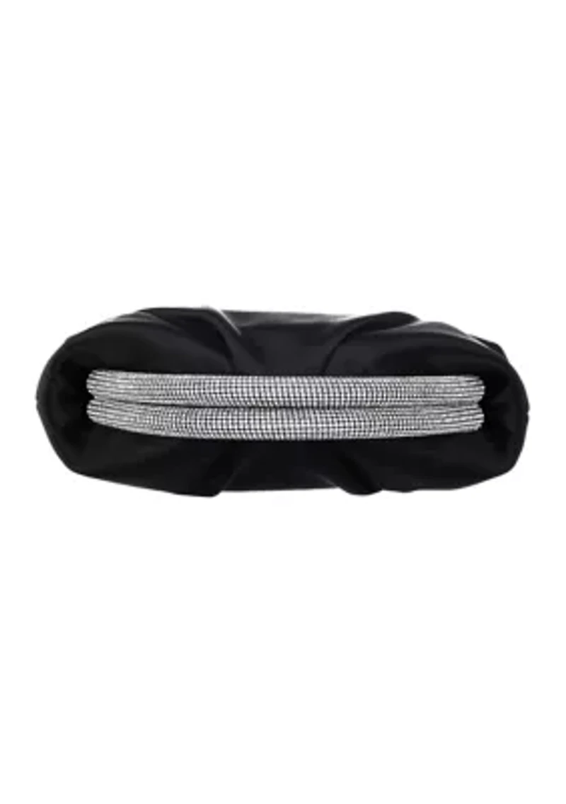 Abstract Micro Stone Flap Clutch