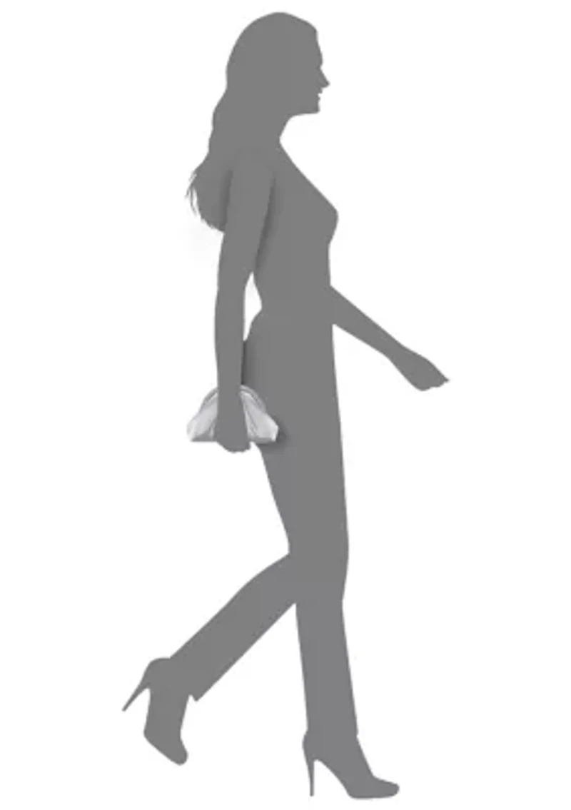 Abstract Micro Stone Flap Clutch