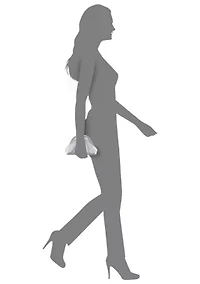 Abstract Micro Stone Flap Clutch