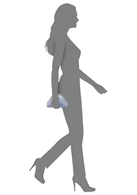 Abstract Micro Stone Flap Clutch