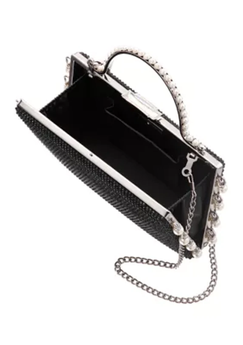 Top Handle Minaudiere Handbag
