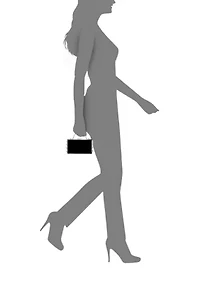 Top Handle Patent Minaudiere Handbag