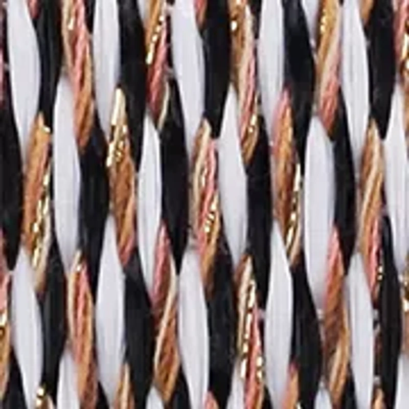 Straw Minaudiere with Bamboo Clasp