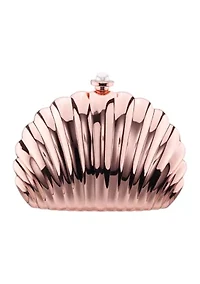 Shell Metallic Minaudiere